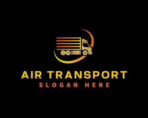 Logistics Truck Delivery logo design