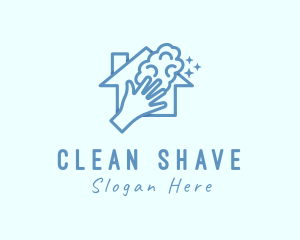 Home Cleaning Wash logo design