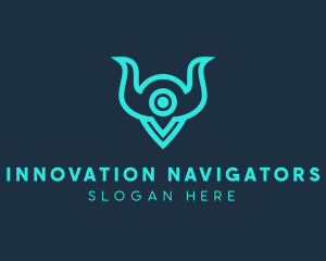 Monster Tech Navigation logo design