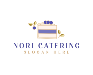 Blueberry Sweet Dessert logo design