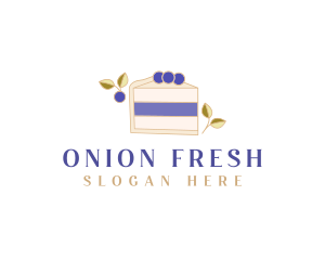 Blueberry Sweet Dessert logo design