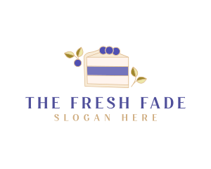 Blueberry Sweet Dessert logo design