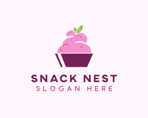 Organic Cupcake Mix logo design