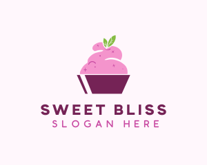 Organic Cupcake Mix logo design