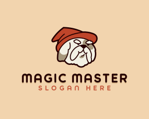 Wizard Hat Dog logo design