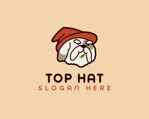 Wizard Hat Dog logo design