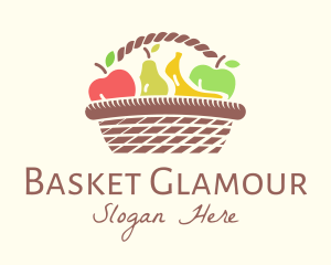 Healthy Fruit Basket logo design