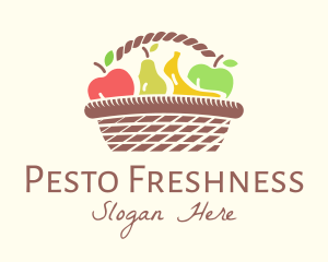 Healthy Fruit Basket logo design