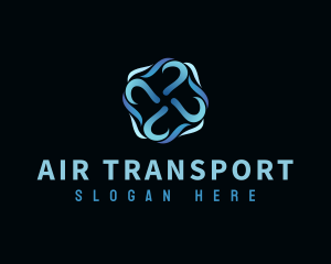 Wind Air Conditioning logo design