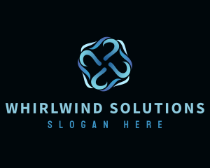 Wind Air Conditioning logo design