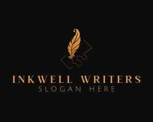 Gold Feather Writing logo