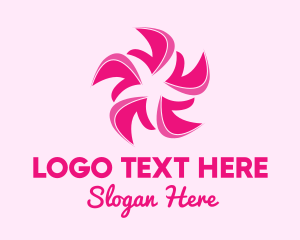 Pink Flower Petals logo