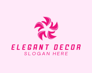 Florist Flower Petals logo design