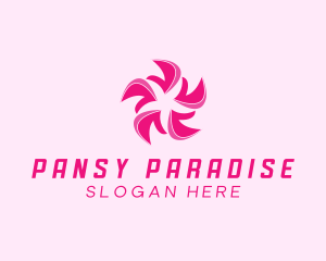 Florist Flower Petals logo design