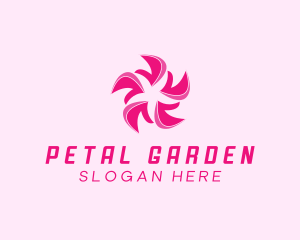 Florist Flower Petals logo design