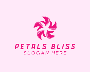 Florist Flower Petals logo design