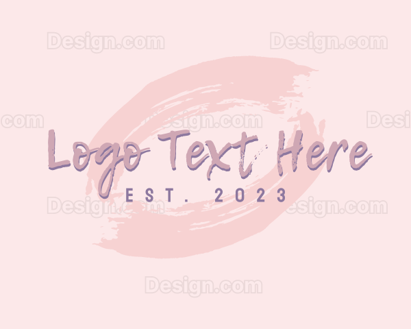 Splash Script Wordmark Logo