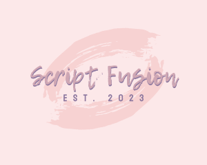 Splash Script Wordmark logo