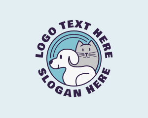 Dog Cat Veterinarian logo