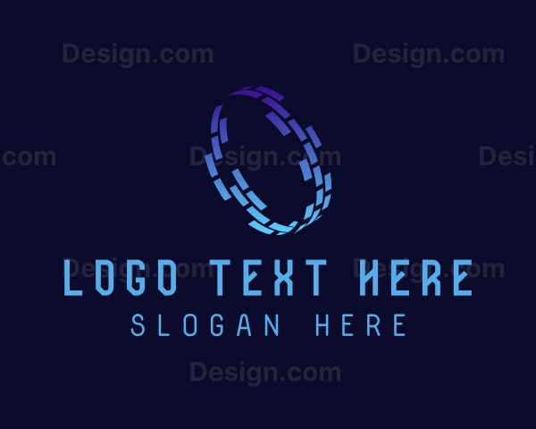 Abstract Wheel Technology Logo