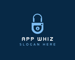 Lock Security App logo design