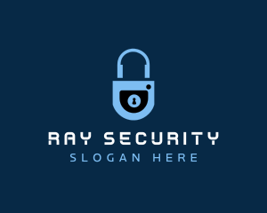 Lock Security App logo design