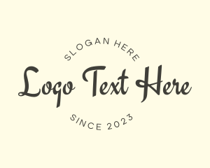 Classic Brush Calligraphy logo