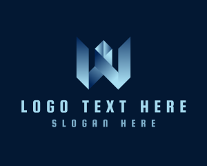 Tech Startup Letter W logo