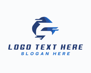 Logistics Delivery Letter S logo