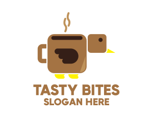 Brown Coffee Bird logo