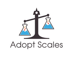 Legal Science Lab Scales of Justice logo design