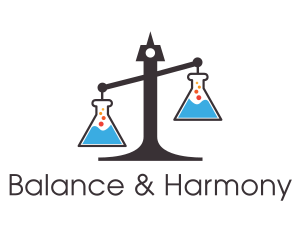 Legal Science Lab Scales of Justice logo design