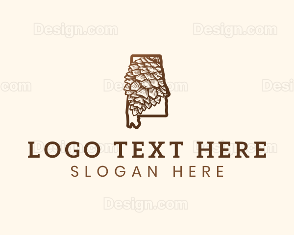 Alabama Pine Cone Logo