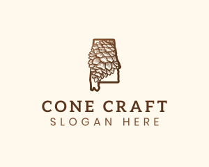 Alabama Pine Cone logo design