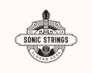 Guitar Music Instrument logo