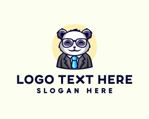 Professional Panda Formal Suit logo