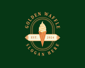 Ice Cream Dessert logo design