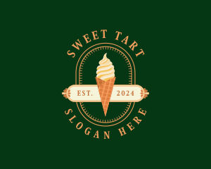 Ice Cream Dessert logo design