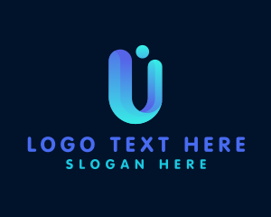 Generic Modern Business Letter U logo design