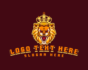 King - Royal King Lion logo design