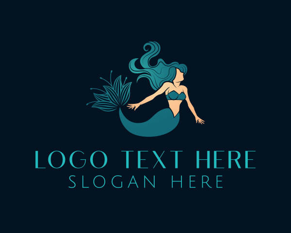 Mermaid logo example 3