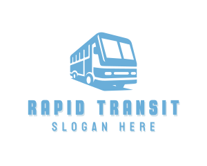 Shuttle Bus Commuter Vehicle logo design