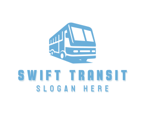 Shuttle Bus Commuter Vehicle logo design