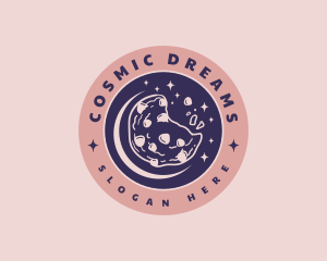 Cosmic Moon Cookie logo design