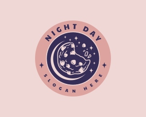 Cosmic Moon Cookie logo design