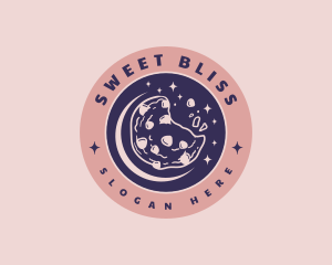 Cosmic Moon Cookie logo design