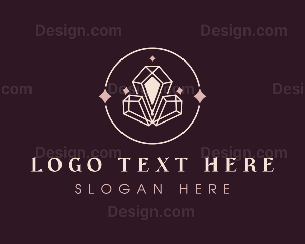 Elegant Sparkle Crystal Logo