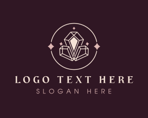 Elegant Sparkle Crystal logo