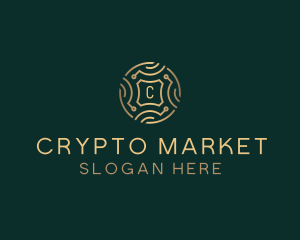 Digital Crypto Fintech logo design