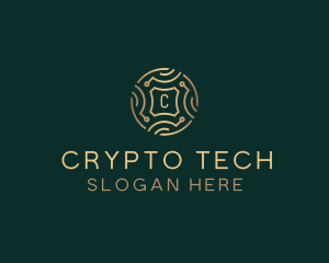 Digital Crypto Fintech logo design